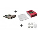 Pack Raspberry Pi 3 alimentation et boitier
