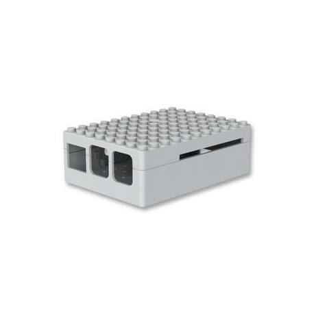 FRAMBUESA PI3 - Caso Pi Blox para Raspberry Pi Modelos B+, 2, y 3 Modelos B, ABS, Blanco