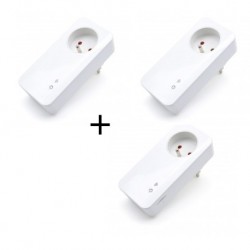 Simpal T40 - Pack connected GSM plug / radio T40 two sockets T20
