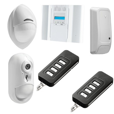 Alarm DSC-Wireless Premium - Pack-alarmanlage mit IP-sensor-kamera PowerG