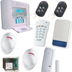 Pack de alarma PowerMaster30 NFA2P GSM F1 / F2 con sirena al aire libre Visonic