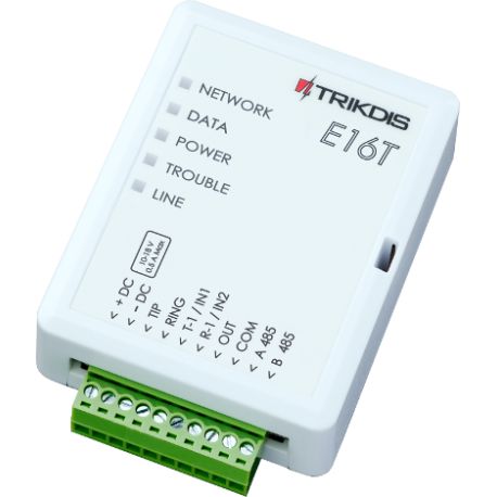 Trikdis E16T - Transmisor de alarma IP con aplicación para smartphone