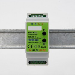 EUTONOMY R223 - euFIX DIN RAIL adapter for Fibaro FGR-223 module with buttons
