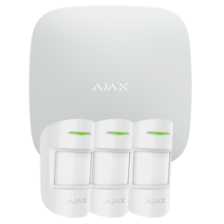 Ajax Hub Kit Pro Alarm weiß - IP / GPRS-Alarmpaket