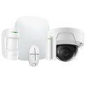 Ajax-Alarm HUBKIT-W-DOM - IP / GPRS-Alarmpaket mit Dome-Kamera