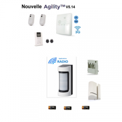 Risco Agility 4 - Wireless alarm IP/GSM outdoor detector Optex VXS-RDAM
