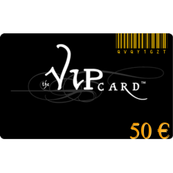 Carte cadeau VIP d'une valeur de 50€