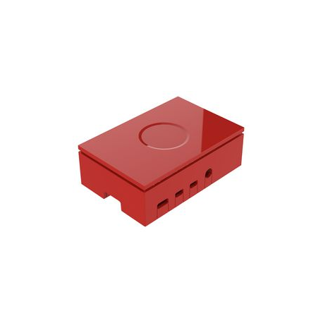 Gehäuse Raspberry Pi 4 Multicomp Pro rot