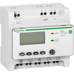 Schneider EER39000 - Medidor de consumo de energía con 5 núcleos