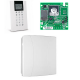Central wired alarm kit Risco LightSYS 2 Panda keyboard IP card