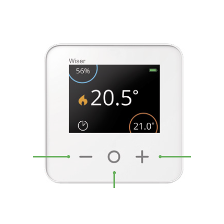Wiser CCTFR6400 - Battery operated temperature thermostat