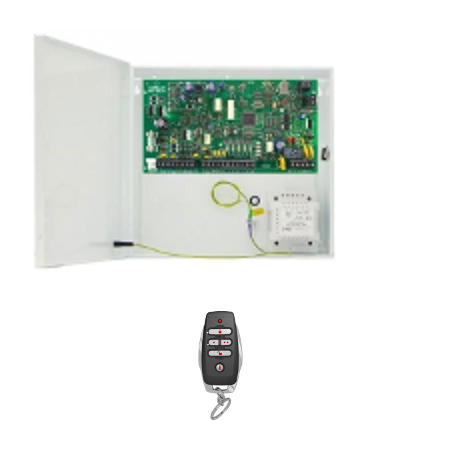 Alarm Paradox Magellan MG5000 - Zentraler Alarm 32 Zonen Funkfernbedienung RM25