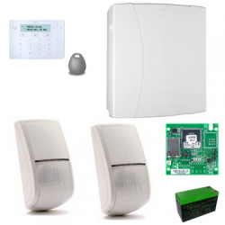 Risco LightSys 2 - IP-Wired-Alarm-Paket Elegantes Keypad-Tag-Lesegerät