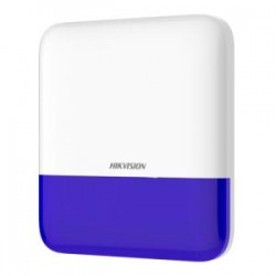 Hikvision DS-PS1-E-WE Blue - Sirena di allarme esterna radio flash blu
