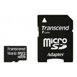 Transcend TS16GUSDHC10 - Scheda di memoria flash classe 10 da 16 GB