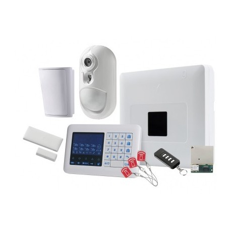 Wireless Premium DSC - Pack alarm-IP-verbindung mit sensor-kamera PowerG
