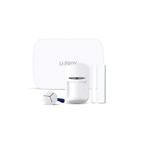 U-Prox Hub - Pack centrale IP 3G 4G blanc