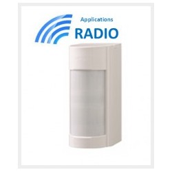 VXIR - al aire libre Detector de doble tecnología IRP 12M 90° BAJO CONSO IP55