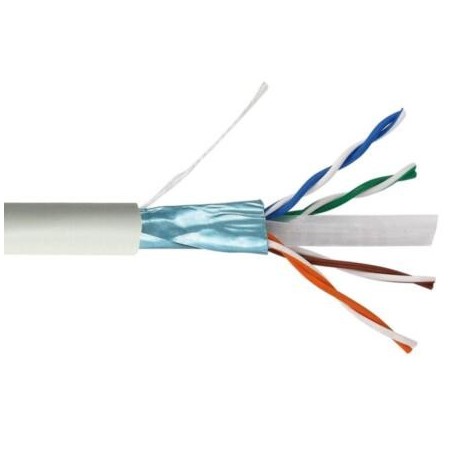 CAT 6 FTP abgeschirmtes FTP-Kabel der Kategorie 6 - 305 Meter Spule 4 * 2,1/0,5 CCE