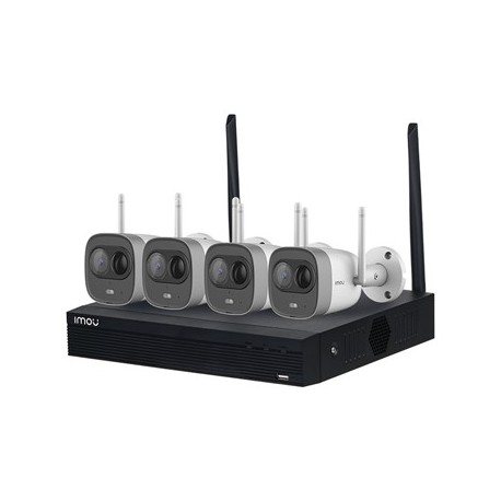 IMOU Wifi CCTV Kit - Videoregistratore 4 Canali WIFI 4 Telecamere 2 Megapixel