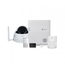 Vesta pack alarme connectée 4G - Kit HSGW-G8-4G-F1-868-ZW-DT-18 caméra dôme