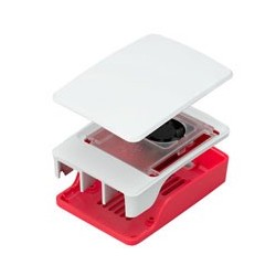 Red Raspberry Pi 4 Lego case