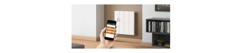 Radiator connected, controllable via smartphone